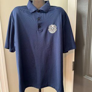 Nike Golf Shirt Indianapolis 500 Centennial Era Men's Size Large Navy Blue